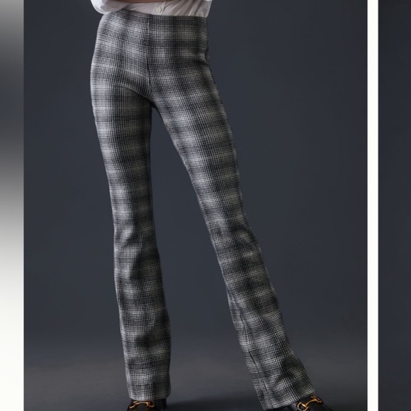 Anthropologie Maeve Plaid Bootcut Pants - Picture 1 of 6